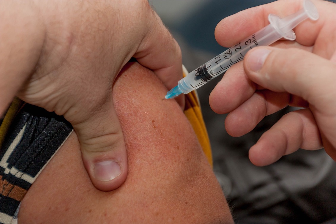 Caption: Health experts are urging people during the holiday season to get a flu shot in addition to a COVID booster. Photo: Pixabay.