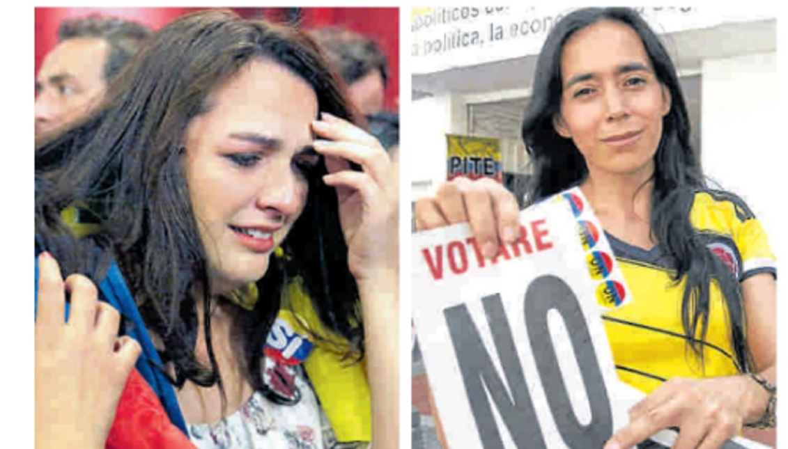 This facsimile of the front page of the October 3, 2016 Medellín edition of the Colombian newspaper ADN summarizes what happened in Colombia five years ago with the peace plebiscite.   ADN
