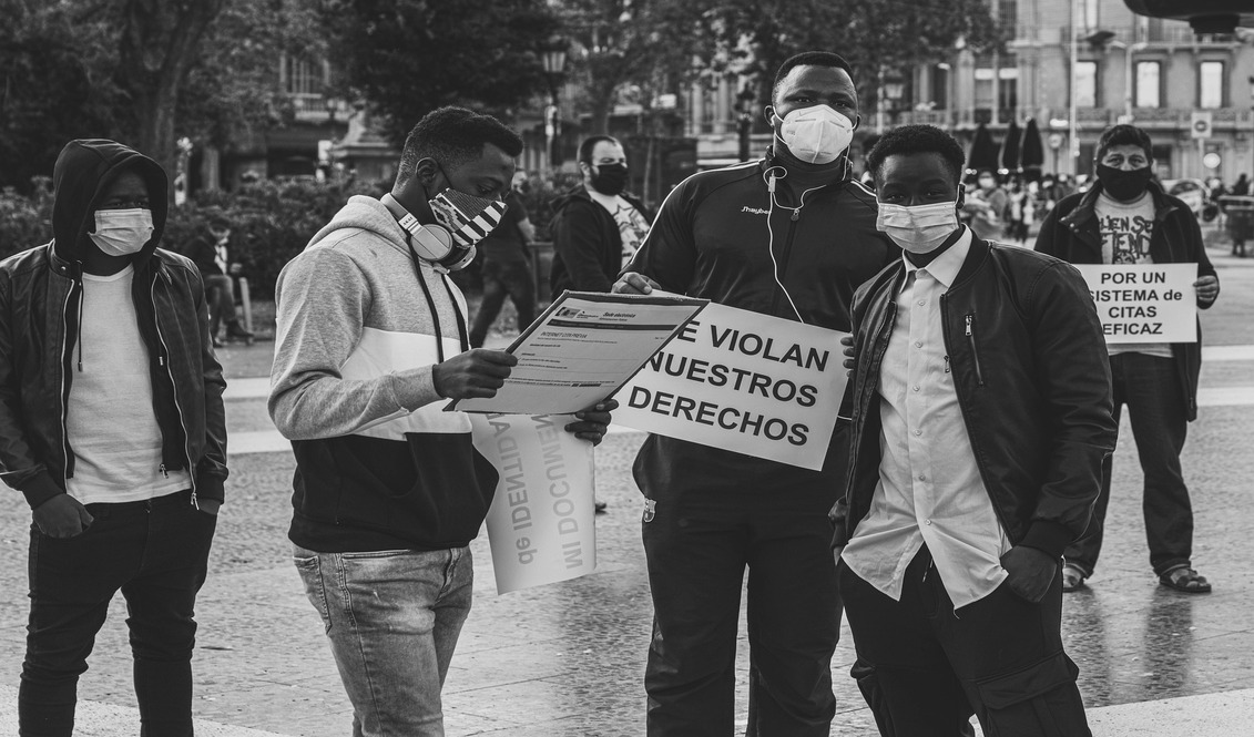 Protesta civil por los derechos humanos