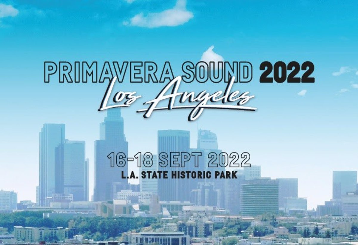 Official poster of Primavera Sound, Los Angeles 2022 edition.