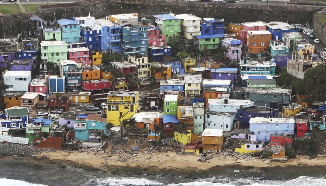 Hurricane Maria left nearly 5,000 dead on the island, which is still recovering from climate disaster. Photo: Mario Tama/Getty Images.