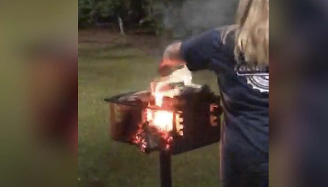 Students burn Jennine Capó Crucet's novel at GSU.