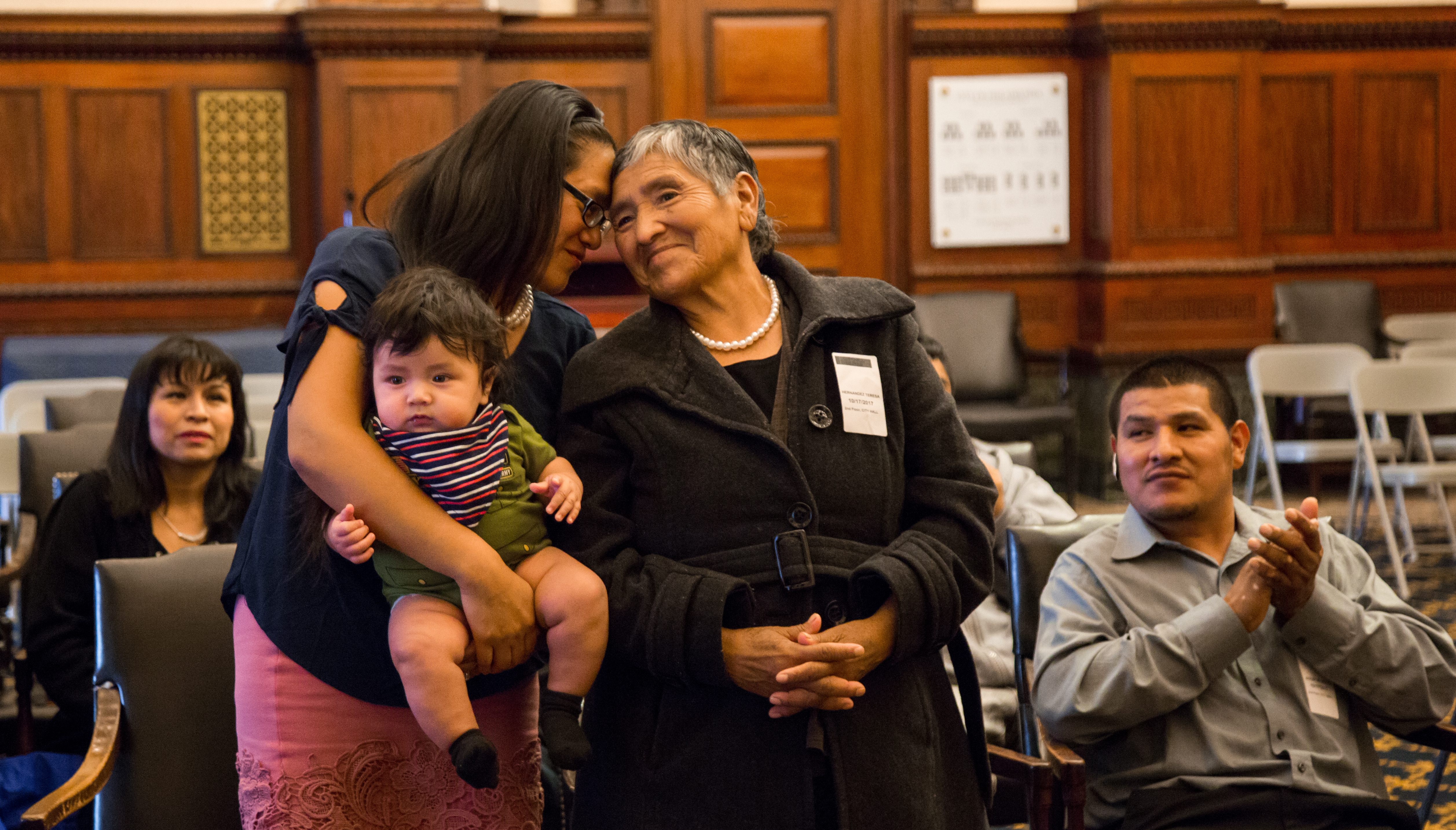 Parents of more than 20 families of Mexican origin living in Philadelphia visited their relatives from different populations of Puebla. Some had not seen each other for 26 years. Photo: Samantha Laub / AL DAY News