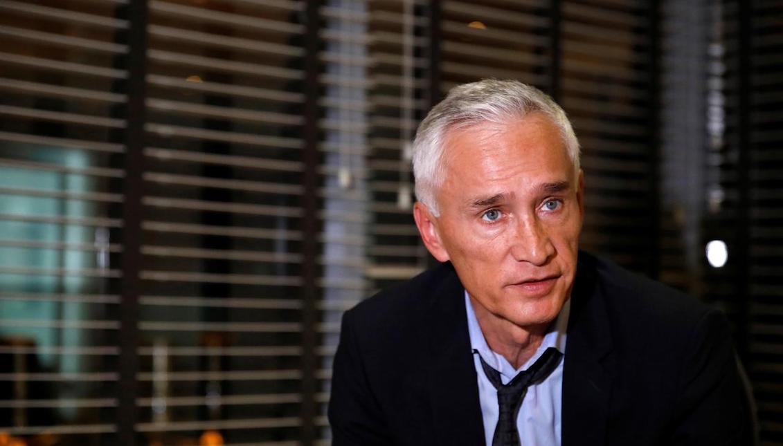 Jorge Ramos, presenter of the American television network in Spanish, Univision, speaks with the media after he and his team were released, in Caracas, Venezuela, on February 25, 2019. REUTERS/Carlos Garcia Rawlins