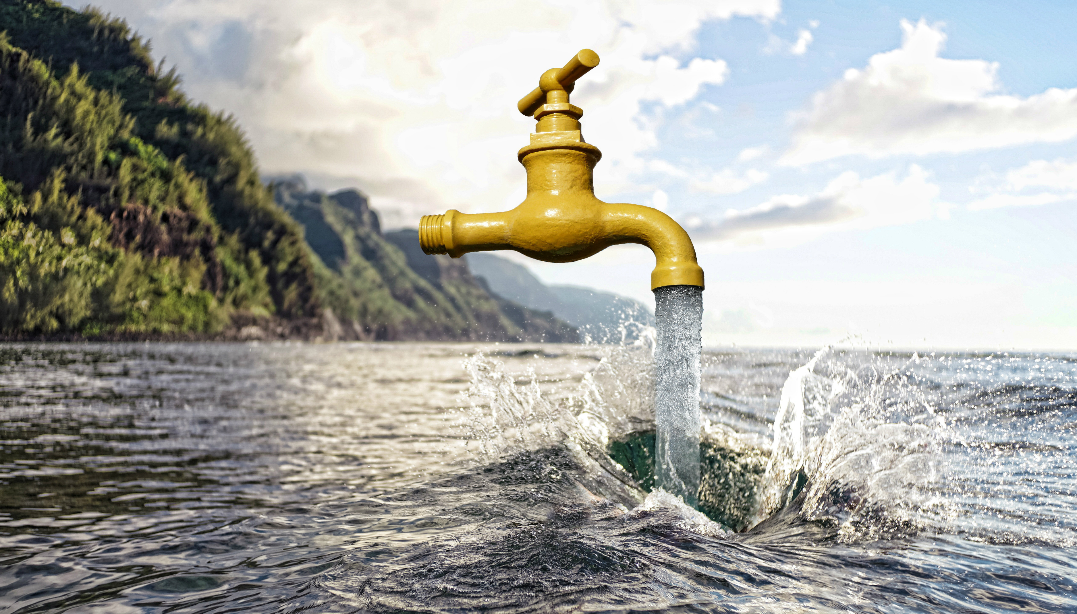 El agua cruda proviene de manantiales o de la lluvia. Foto: ATDSPHOTO
