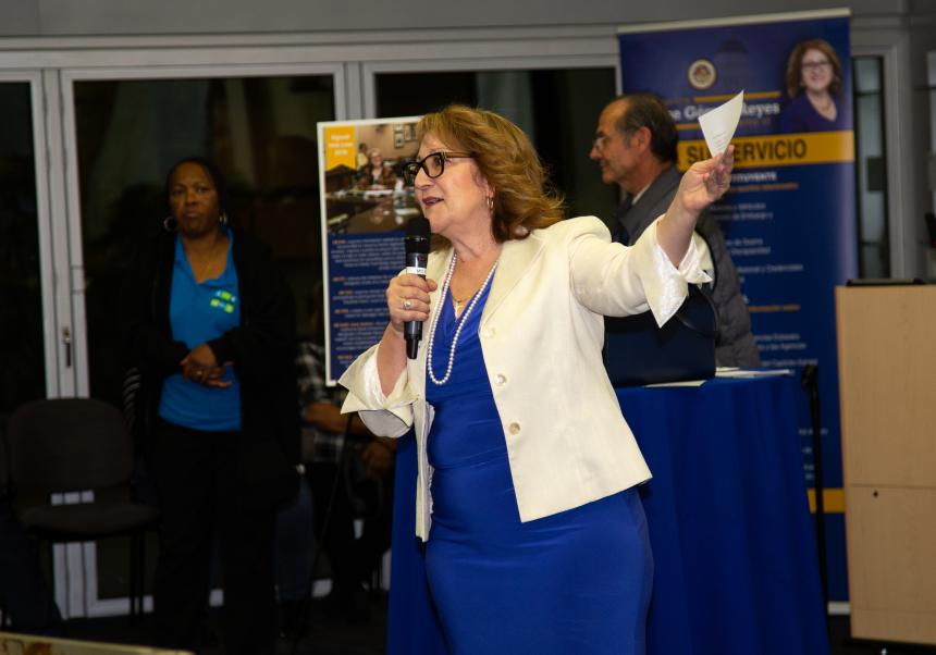 Assemblymember Reyes at her State of the District 47 2020. Photo: a47.asmdc.org