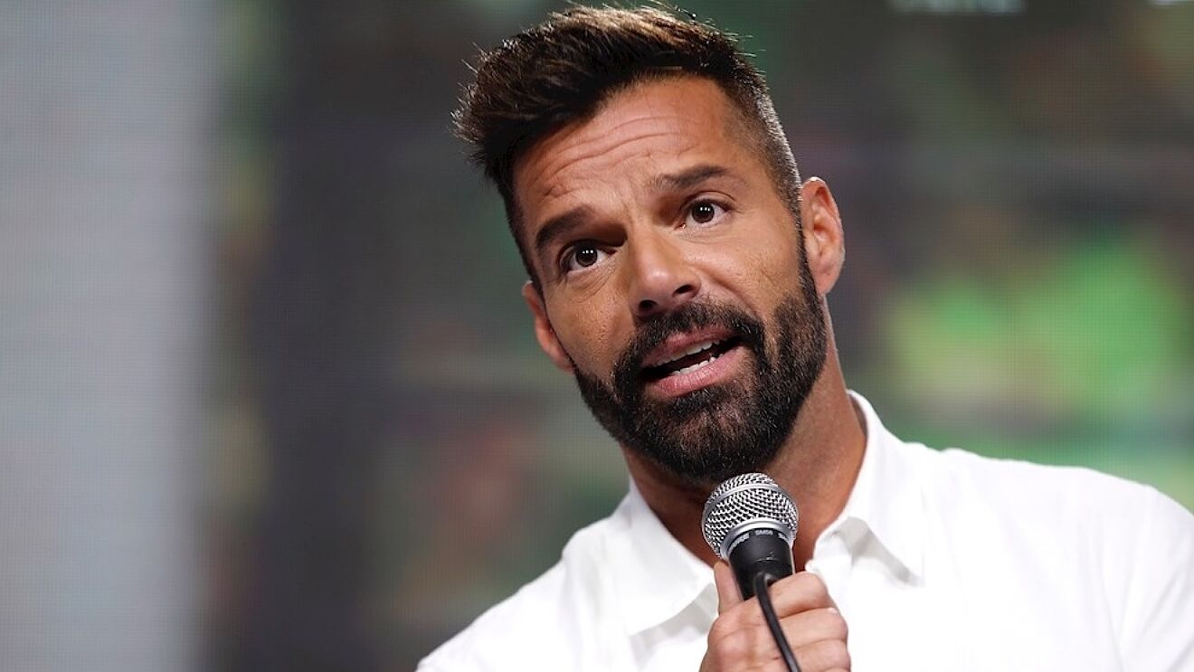 Ricky Martin sends message about covid19 vaccine. File image.