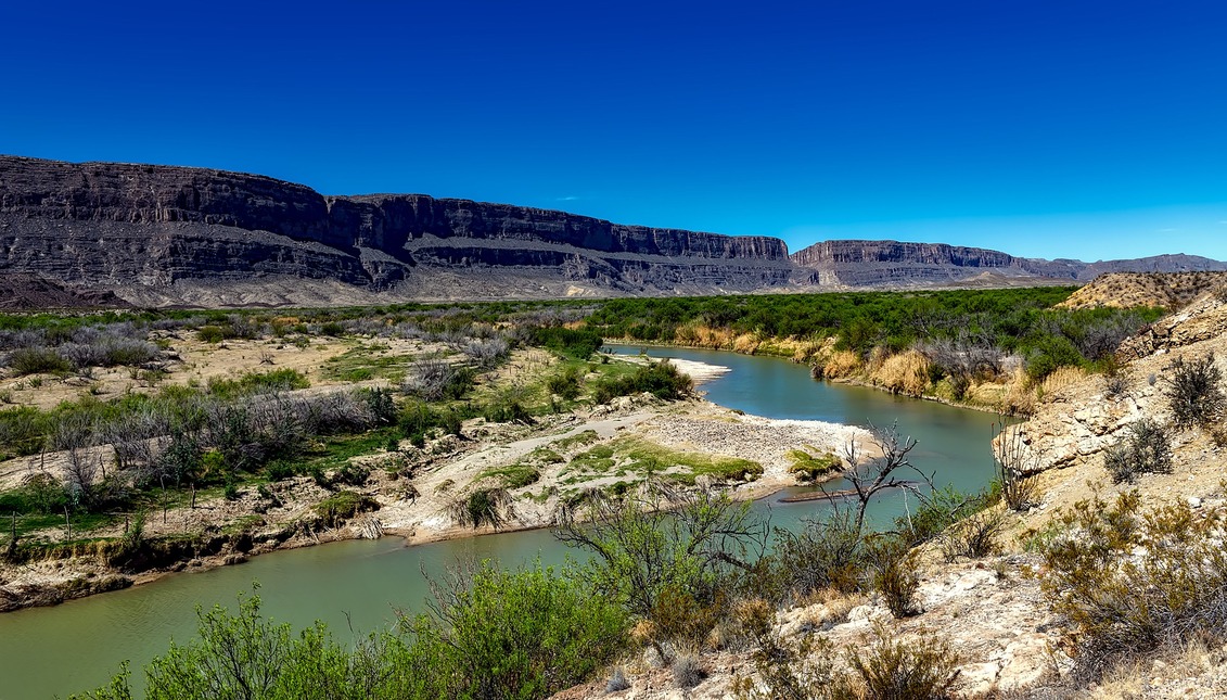 Río Grande, frontera entre Estados Unidos y México