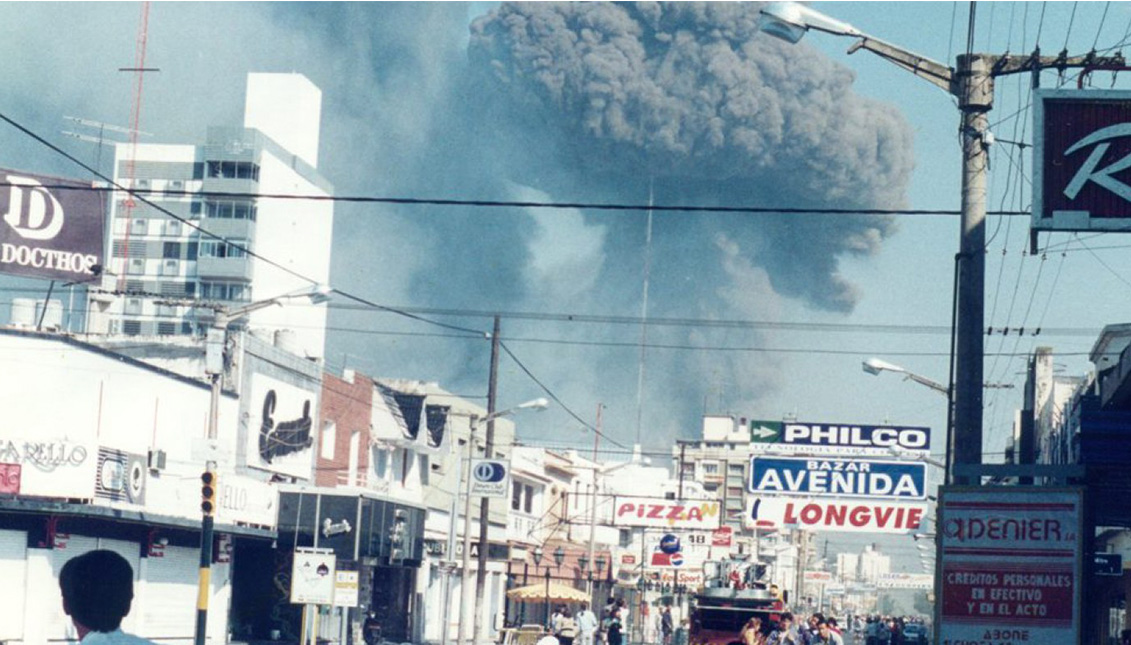 Ningún vecino de Río Tercero, en la provincia de Córdoba, puede olvidar el 3 de noviembre de 1995. Photo: Urgente24.
