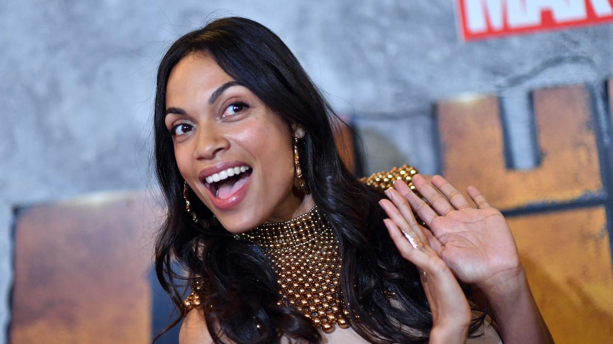 Actress and activist Rosario Dawson. File image.