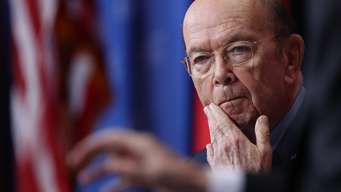 Commerce Secretary Wilbur Ross, who oversees the census, approved adding a controversial citizenship question to the 2020 census in March. Win McNamee/Getty Images.