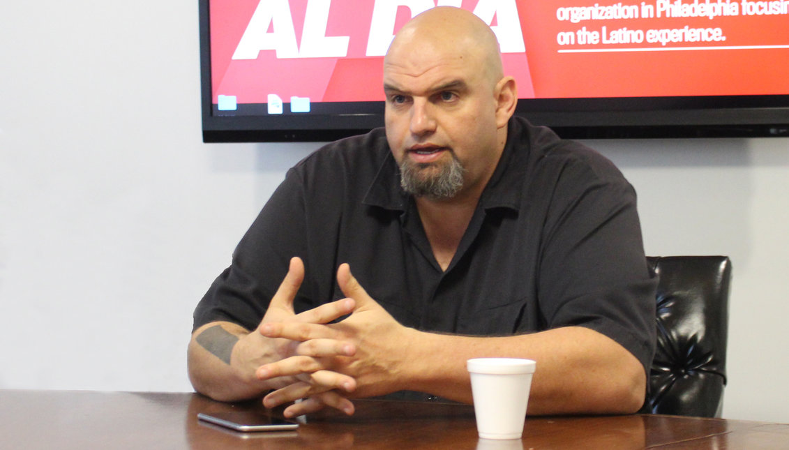 John Fetterman ran for U.S. Senate in 2016. 