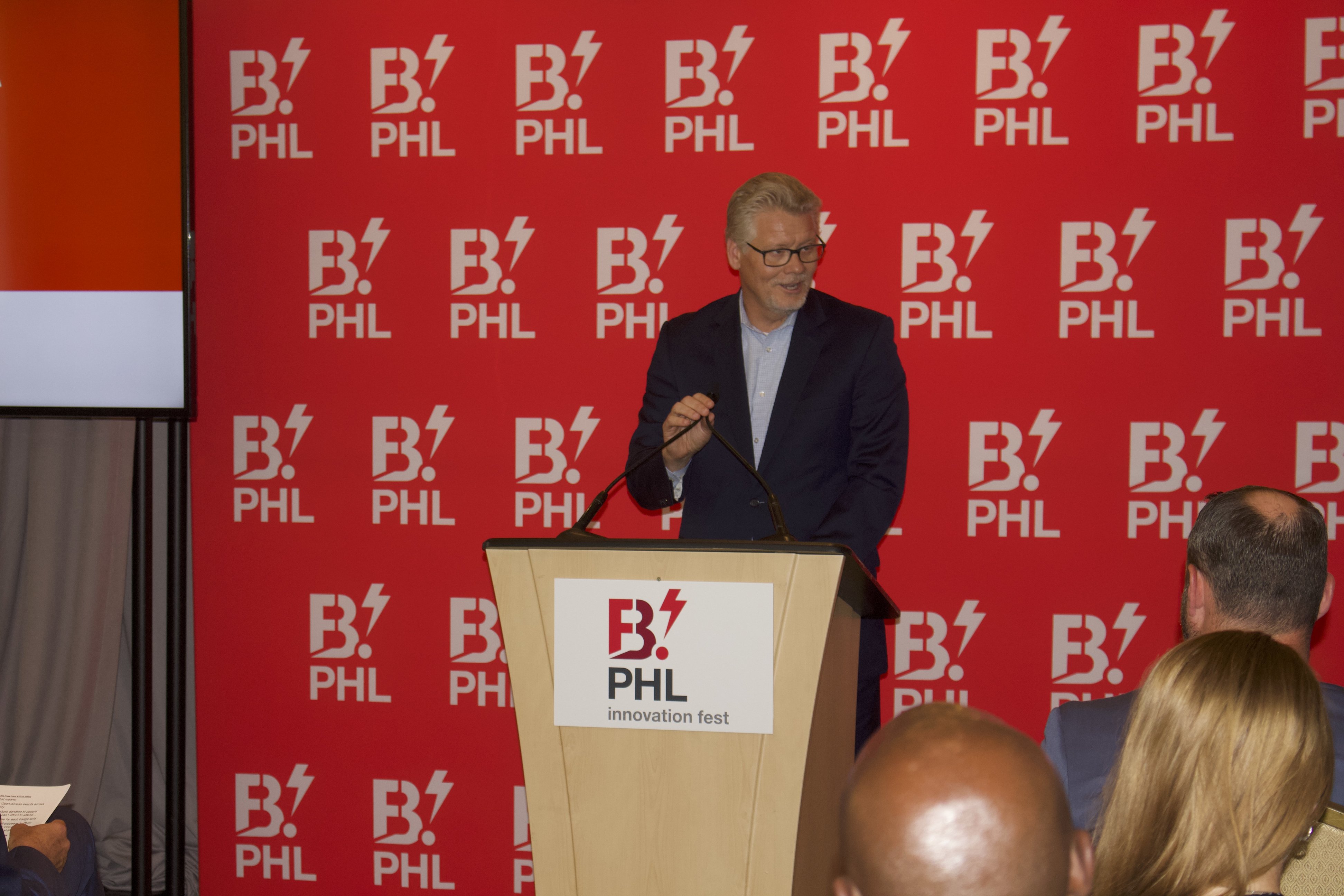 Rob Wonderling at the B.PHL kickoff event in 2019. Photo: Jensen Toussaint/AL DÍA News. 