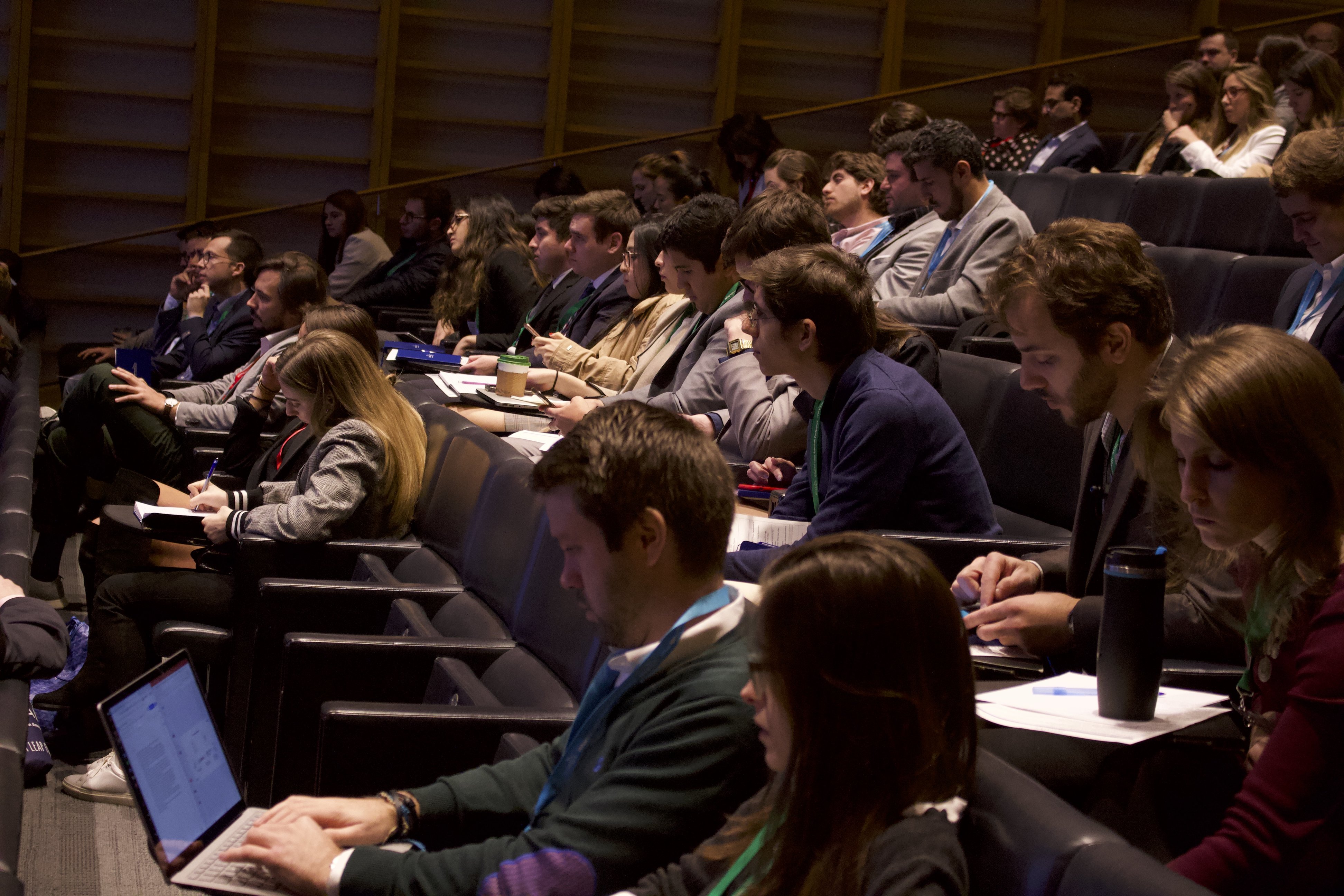 Attendees at the Wharton Latin American Conference 2019. Photo: Gustavo Peña/AL DÍA News