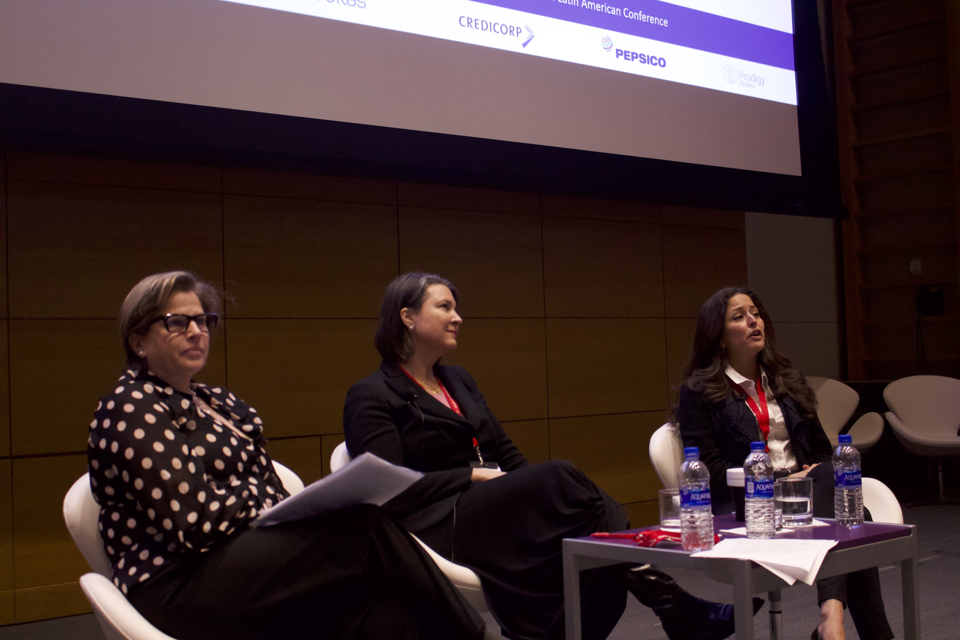 Esteemed women leaders at the WHALAC 2019, discussing the role of women leaders in Latin America. Photo: Gustavo Pena