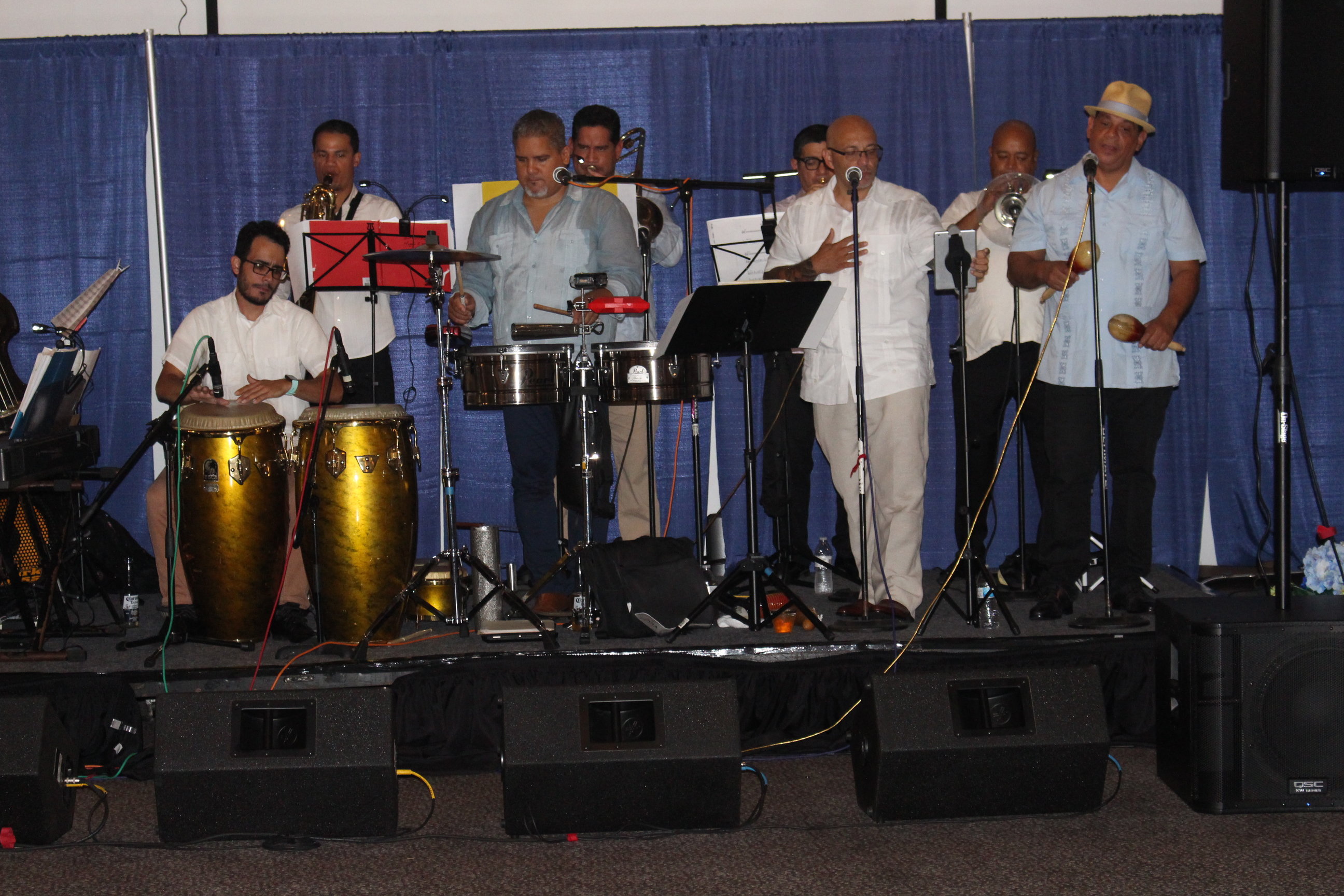 Live band performs during Concilio's Annual Awards Gala event on Sept. 21. Photo: Jensen Toussaint/AL DÍA News. 