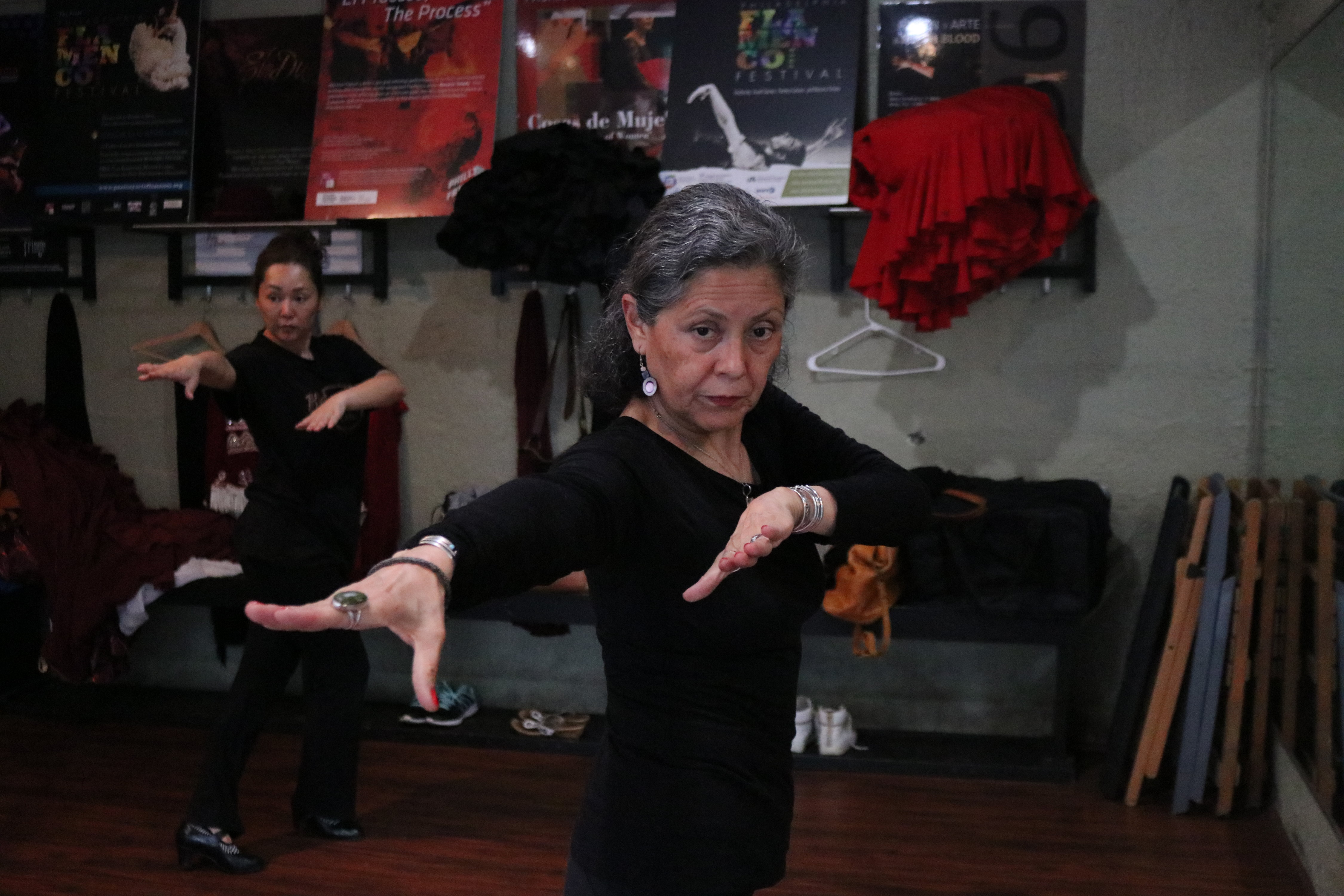 Elba Hevia y Vaca, founder and director of Pasión y Arte, an all-female dance company, first fell in love with flamenco as a 13-year-old growing up in La Paz, Bolivia. Photo: Emily Neil / AL DÍA News