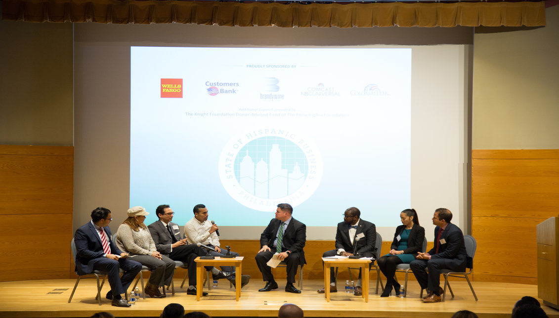 The "State of Hispanic Business" included a panel discussion with Latino entrepreneurs and stakeholders of the Hispanic business community. Samantha Laub / AL DÍA News