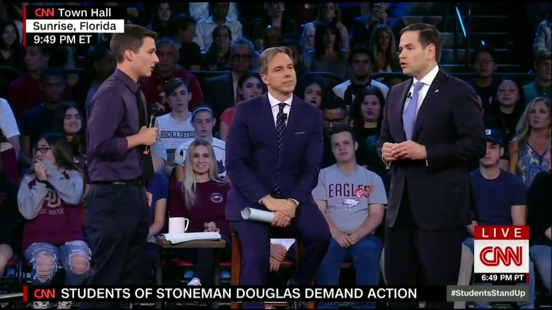 Republican Senator Marco Rubio was the only representative of his party to be part of the conversation with the survivors of the shooting in Florida and with their community. Despite having shown mastery in oratory, Rubio was not able to hide the truth behind politics.