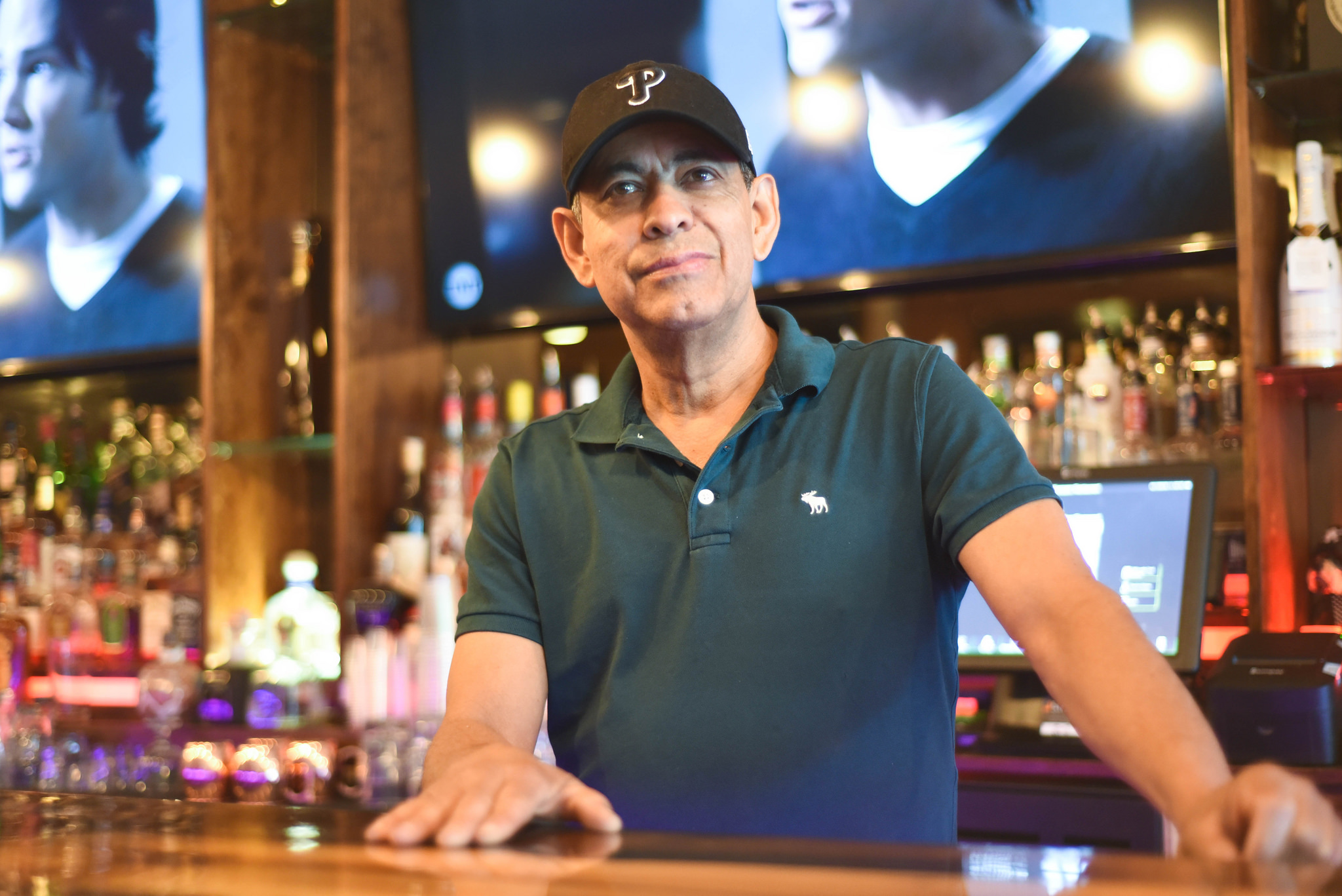 Sal Nunez, the Dominican owner of the Latin Caribbean restaurant, Buccann, in Oxford Circle. Photo Credit: Taylor Farnsworth/Department of Commerce