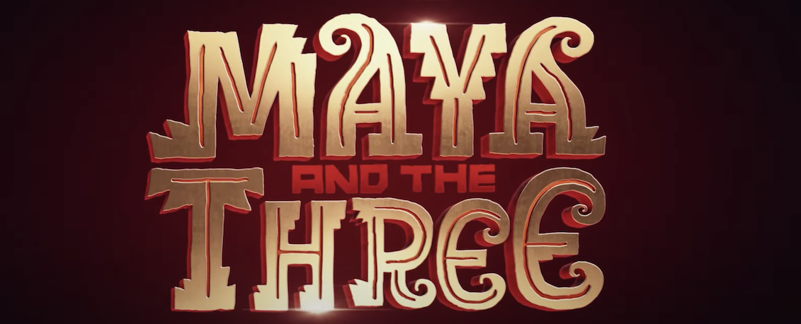 Maya and the Three title card. Photo: Netflix Studios