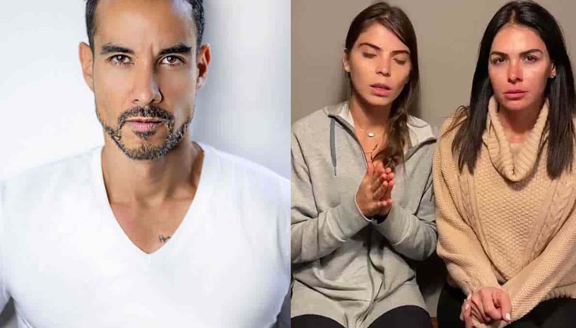 El actor de telenovelas Alejandro Sandí y las actrices Esmeralda Ugalde y Vanessa Arias, que fueron testigos del secuestro. 