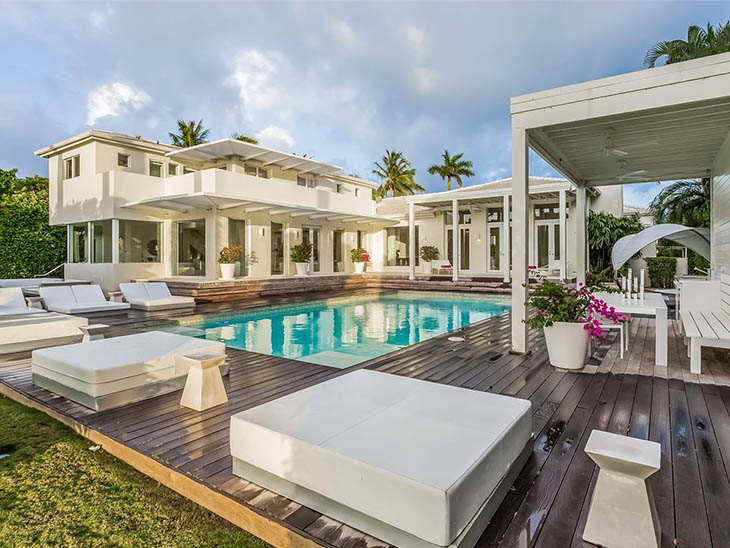 Exterior view of Shakira's house in Miami (The Grosby Group)