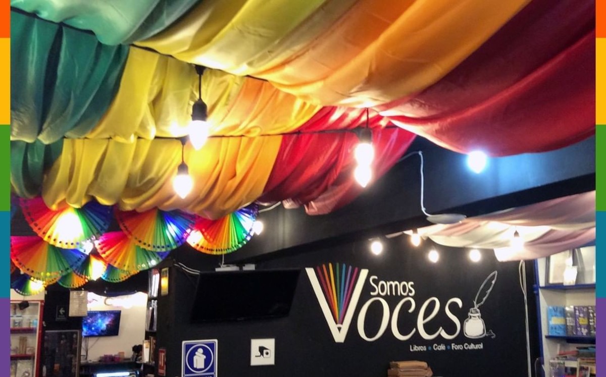 Somos Voces, Mexican LGBT bookstore. Instagram photo by @somosvocesmx.