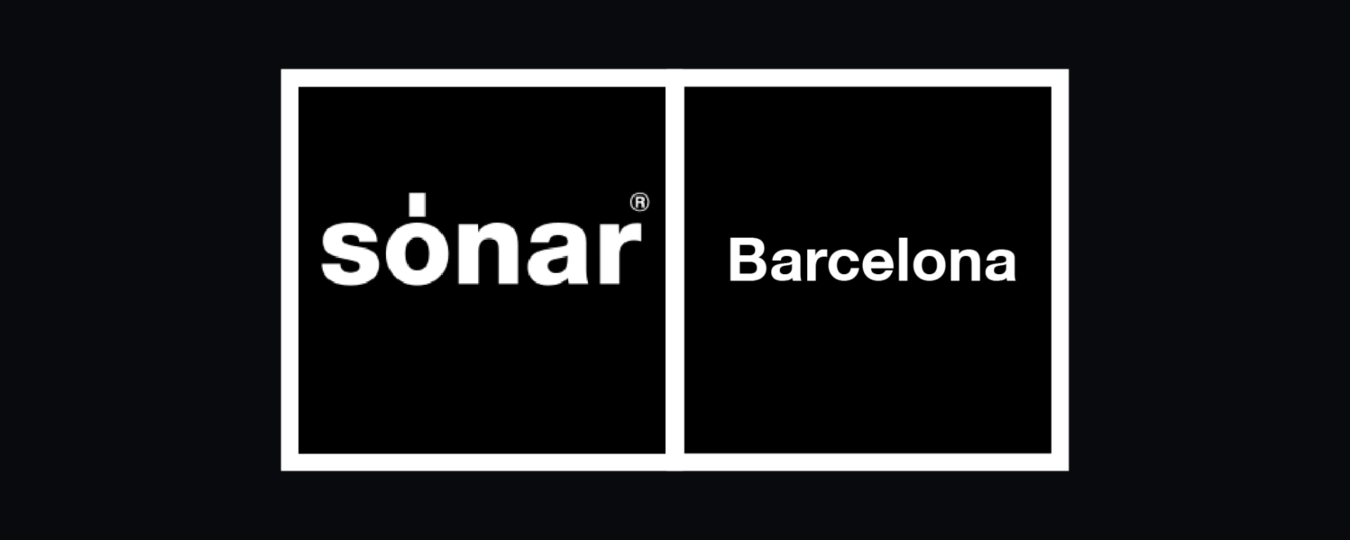 Sónar Festival Barcelona logo.