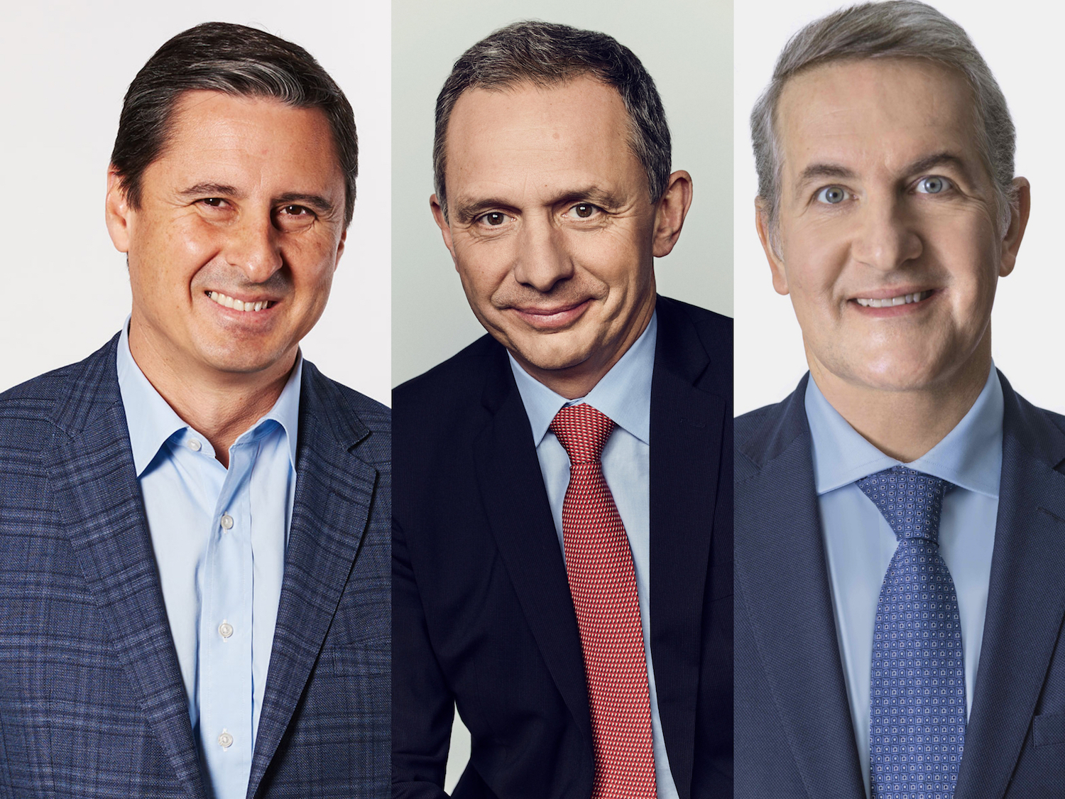 Mauricio Gutierrez, Enrique Lores and Ramon Laguarte are just three of the 16 Hispanic CEOs of S&P 500 companies. Photos (left to right): NRG, Chief Executive, Fortune.