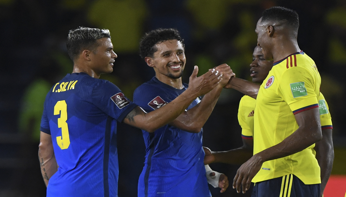 game Colombia vs Brazil for the South American qualifiers to Qatar 2022