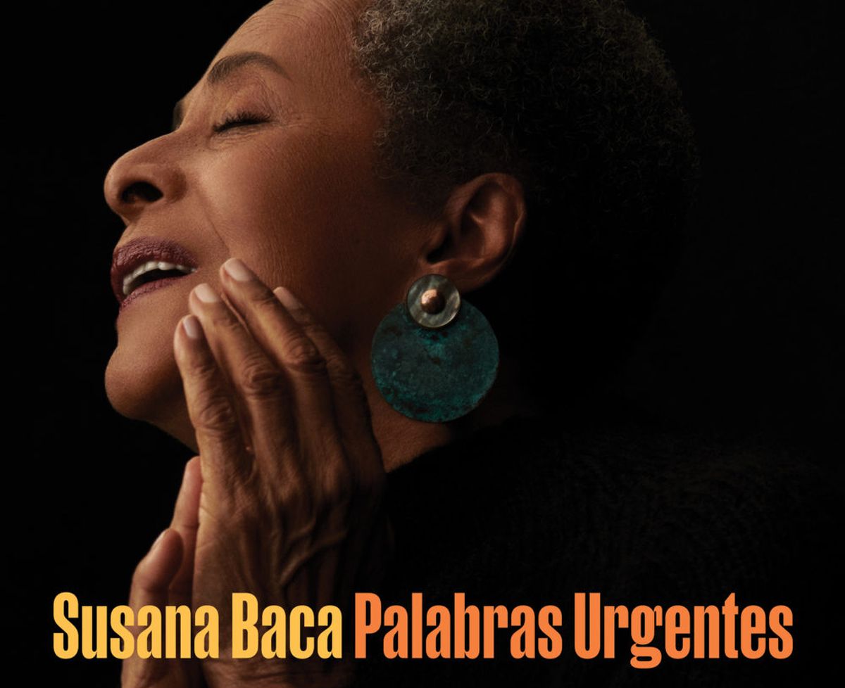 Cover of the album "Palabras Urgentes" by Afro-Peruvian musician Susana Baca. 