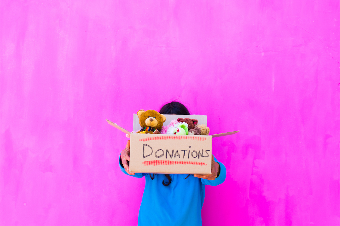 A donation box of toys. Photo: Getty Images