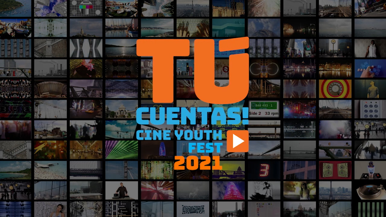 Official poster of the ¡Tú Cuentas! Cine Youth Festival.