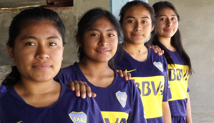 Some of the indigenous women in Oaxaca flipping the norms of soccer on their heads. Photo: VALIENTES