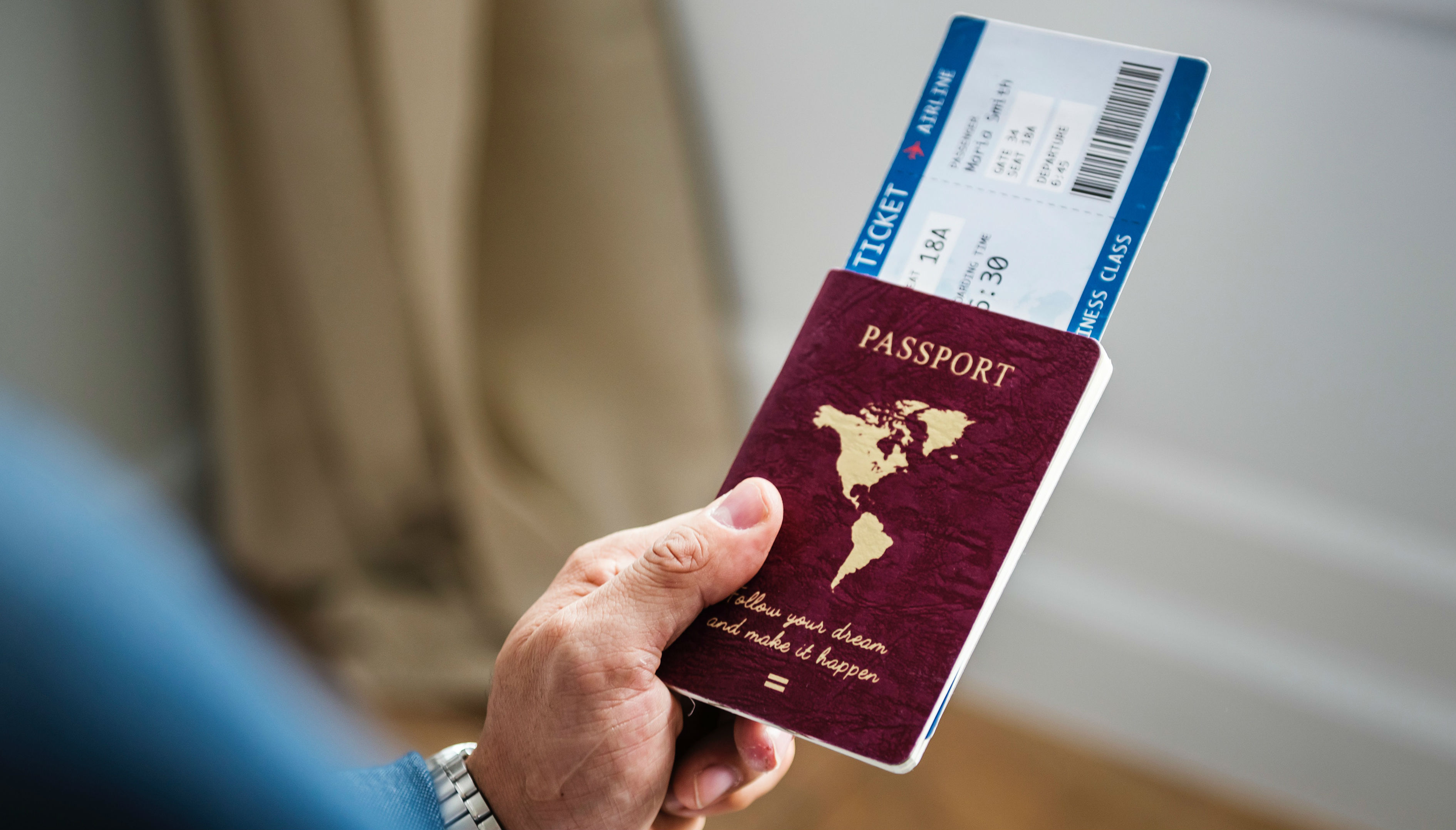 Es importante que tu pasaporte tenga una validez superior a tres meses. Foto: Rawpixel