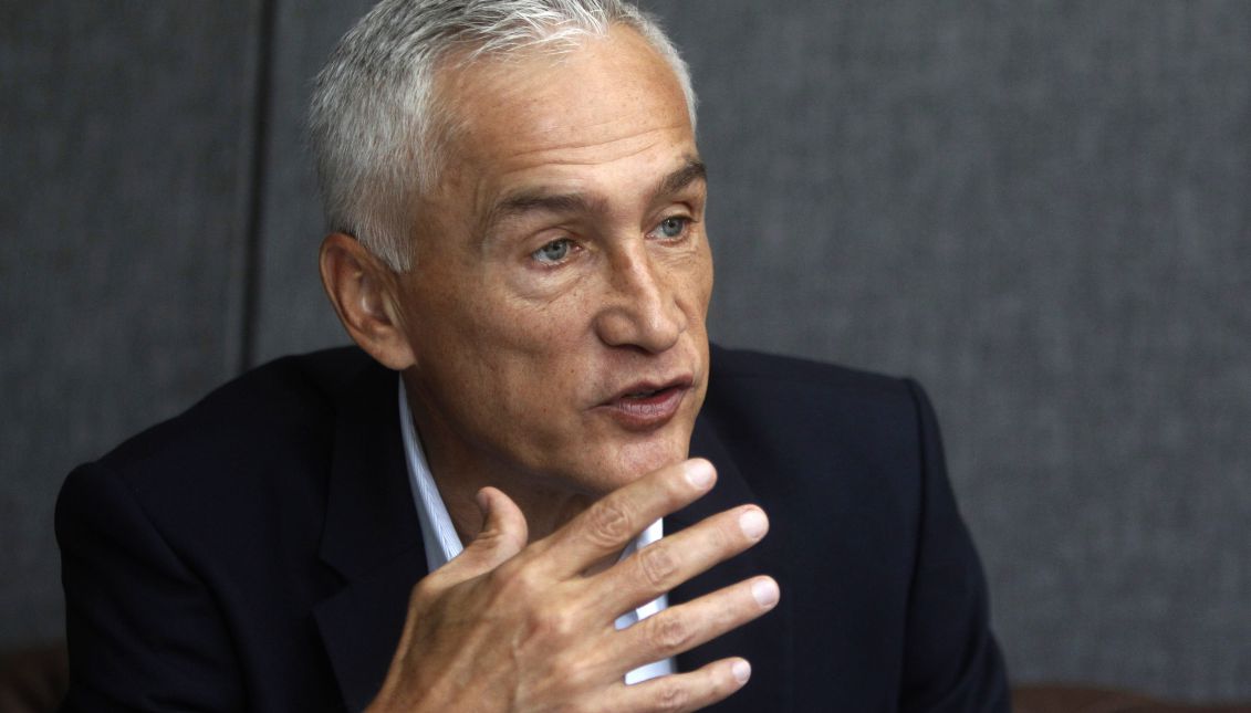 Mexican journalist Jorge Ramos speaks during an interview in Medellin, Colombia, Sept. 29, 2017. EPA-EFE/Luis Eduardo Noriega
