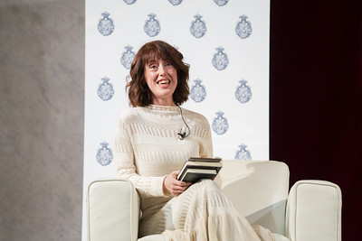 Irene Vallejo at the Real Academia Española, RAE, in March 2022. Photo: RAE/Flickr