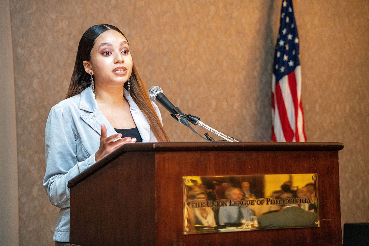 Kianni Figuereo is the inaugural Felix Varela Fellow. Photo: Peter Fitzpatrick/AL DIA News.