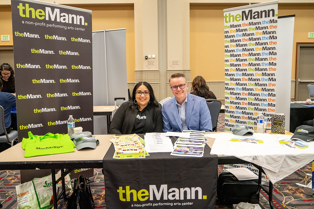 Naomi Gonzalez and Anthony Slade of the Mann Center. Photo: Peter Fitzpatrick/AL DÍA News.