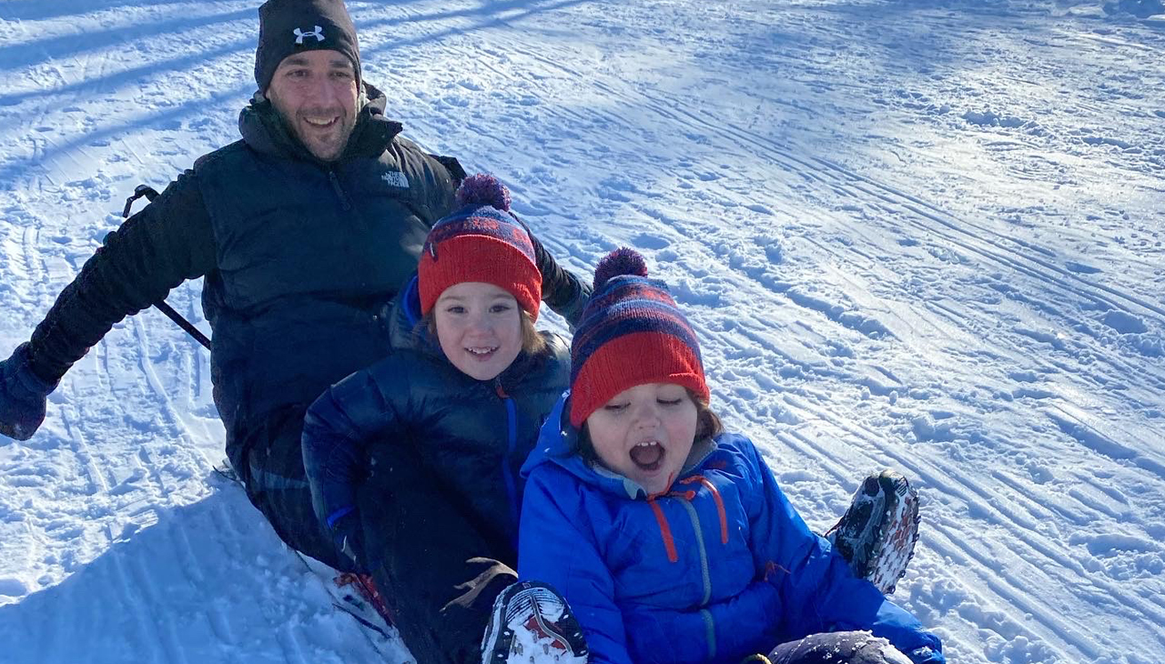 Jax, his brother Lincoln, and their dad.