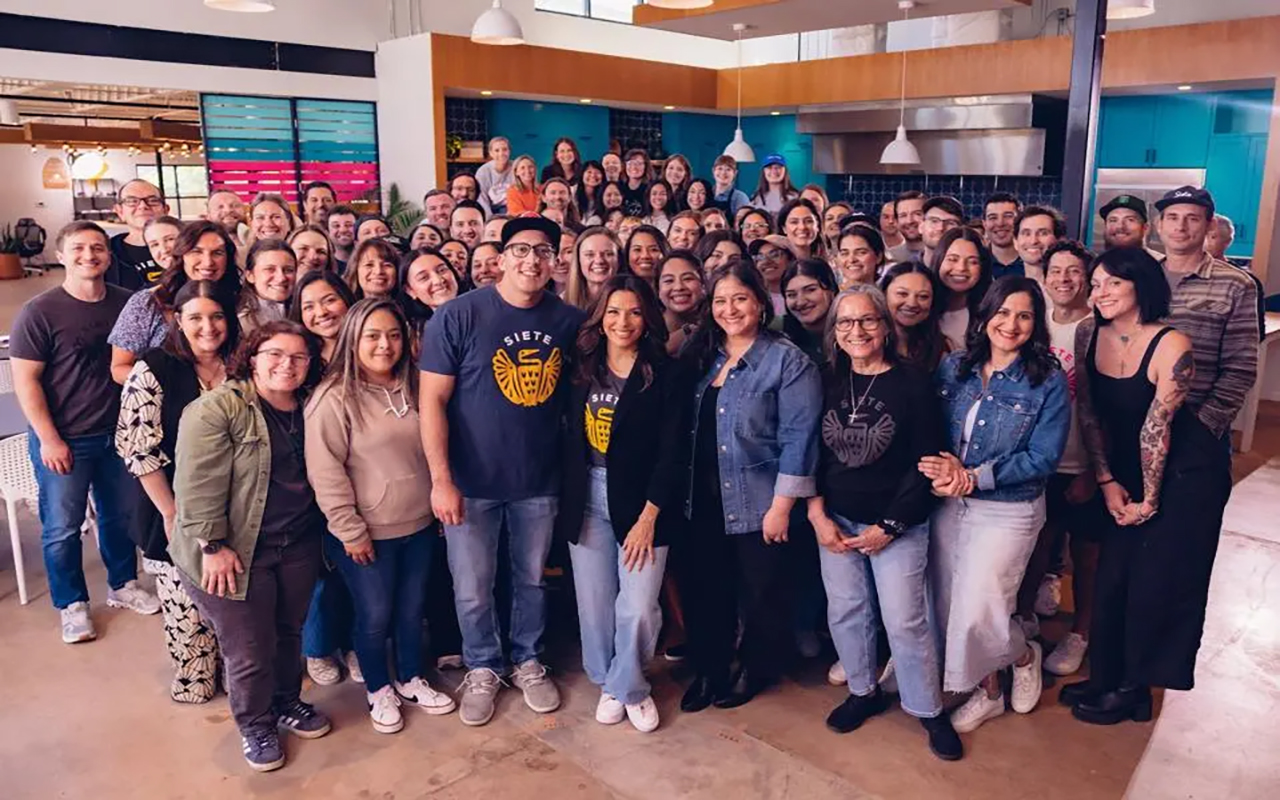 The team at Siete Foods in Austin, Texas. Eva Longoria is joining Mexican-American company Siete Foods. Courtesy: SIETE FOODS