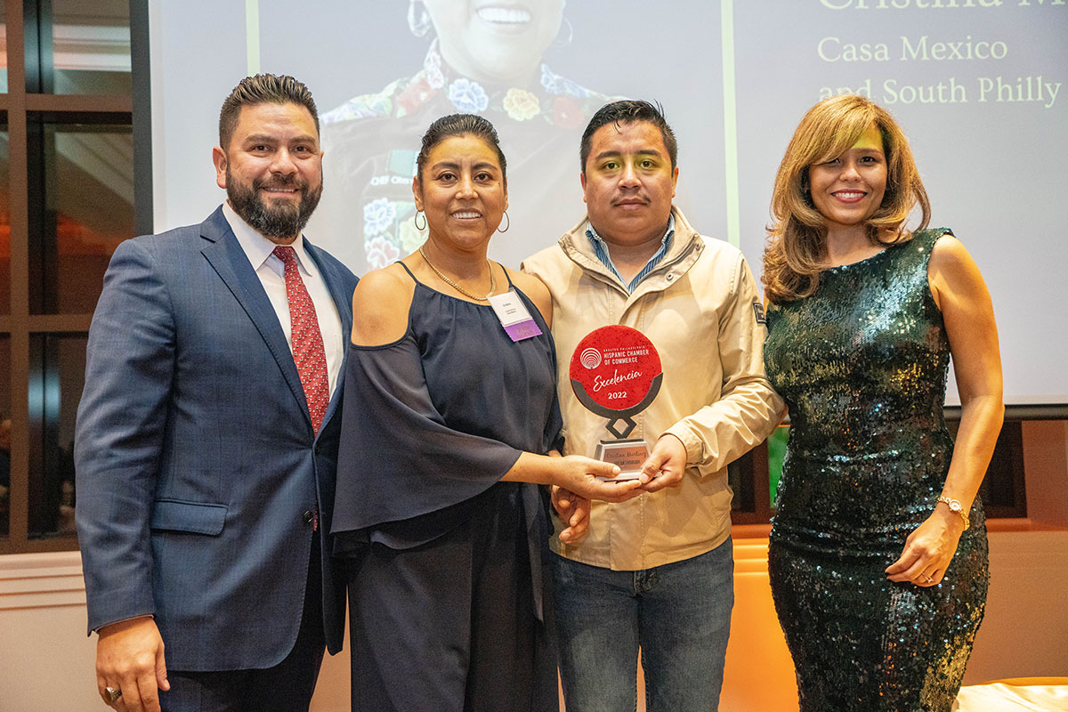 Cristina Martinez was awarded the Breakthrough Award. Photo: Peter Fitzpatrick/AL DÍA News. 