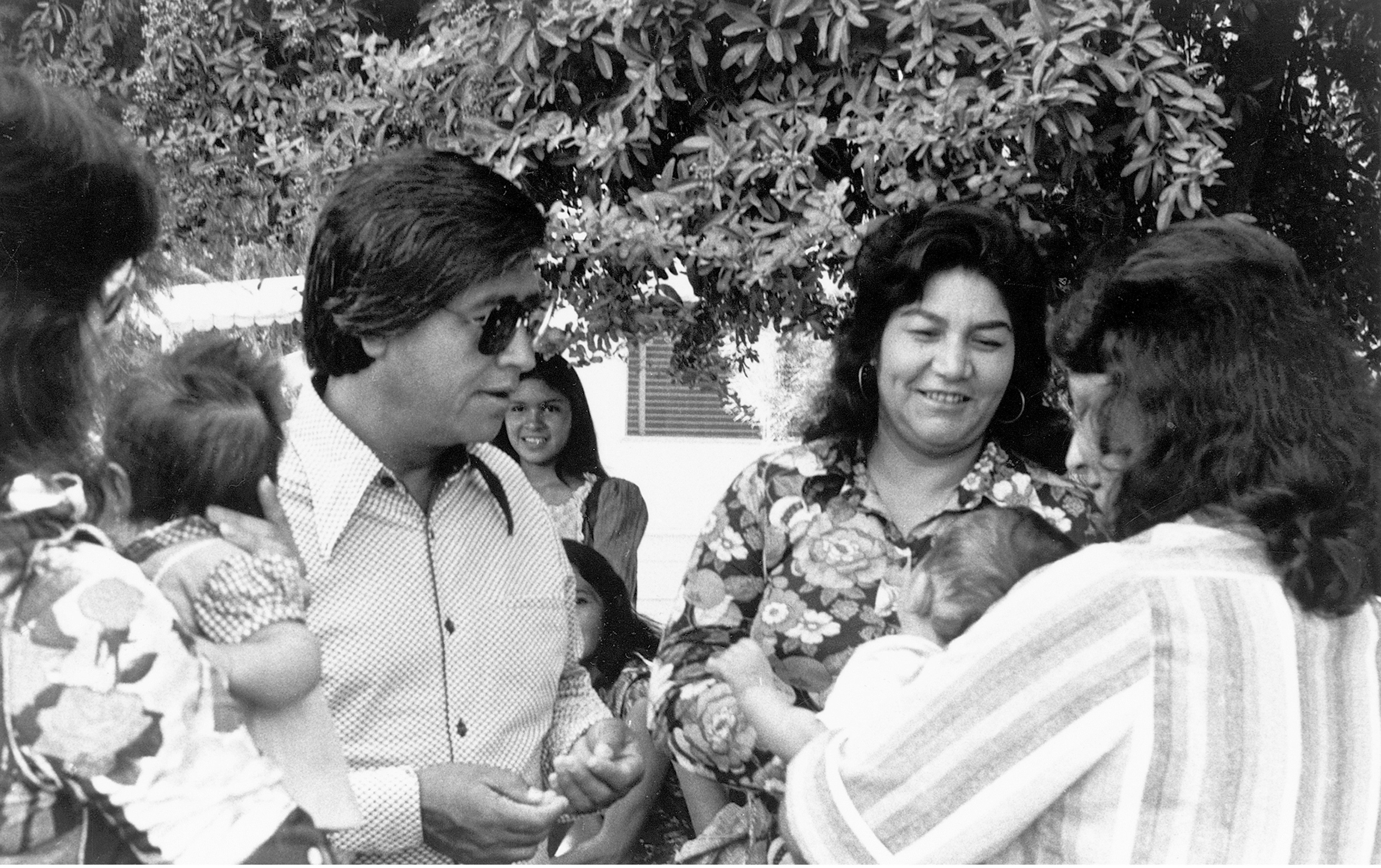 Helen Chavez with her husband, Cesar.