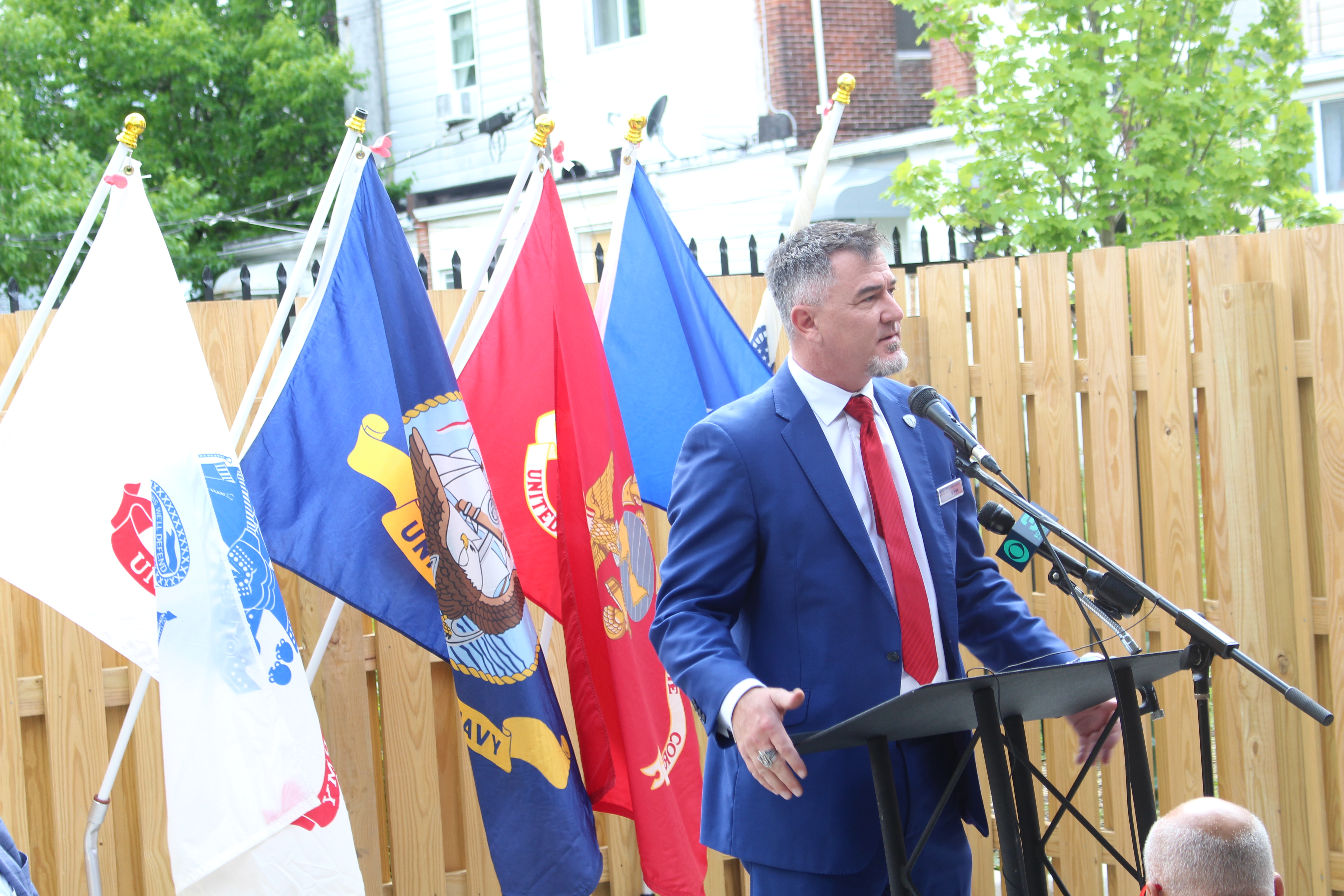 Ssgt. John P. Jones, executive director of the VBC Giving Foundation. Photo: Jensen Toussaint/AL DÍA News.