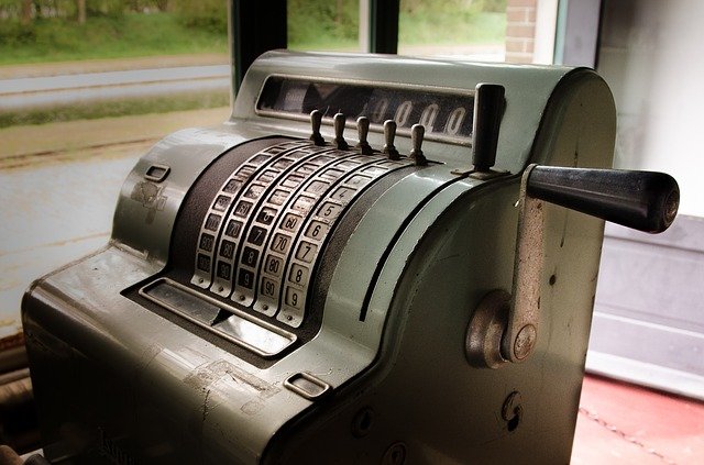 Antique register machine