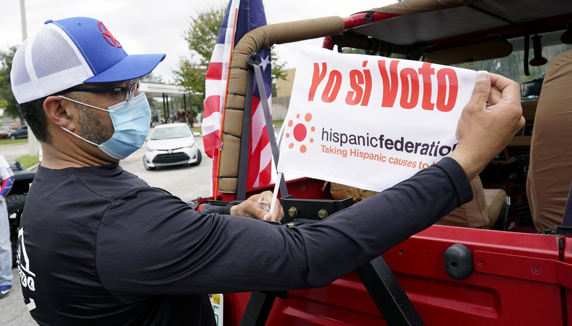 After last November's presidential election, media narratives distorted the numbers and statistics that speak to Hispanic participation. Photo: Getty.