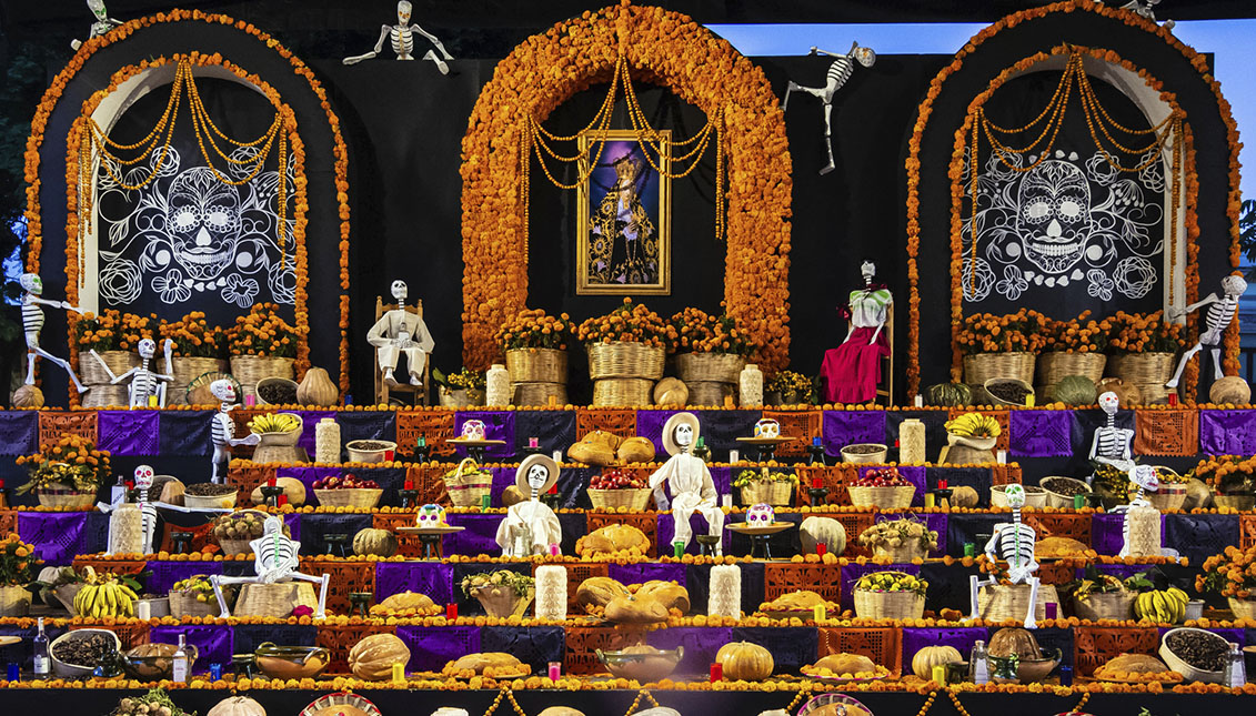 Día de los Muertos en Oaxaca (Mexico). Vía Getty Images.