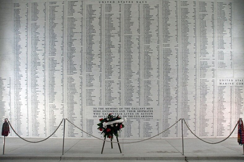 Lugar de homenaje a las víctimas de Pearl Harbor