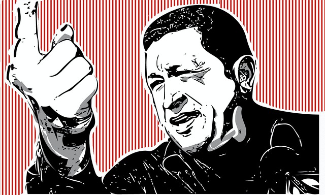 ilustración de hugo chavez